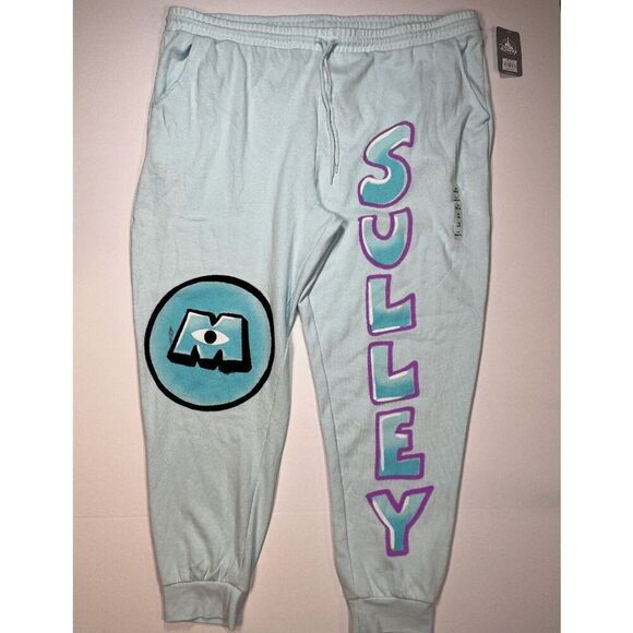 NEW Disney Pixar Monsters Inc Sully Spray Painted Sweatpants Size Ladies 1X - Picture 13 of 13